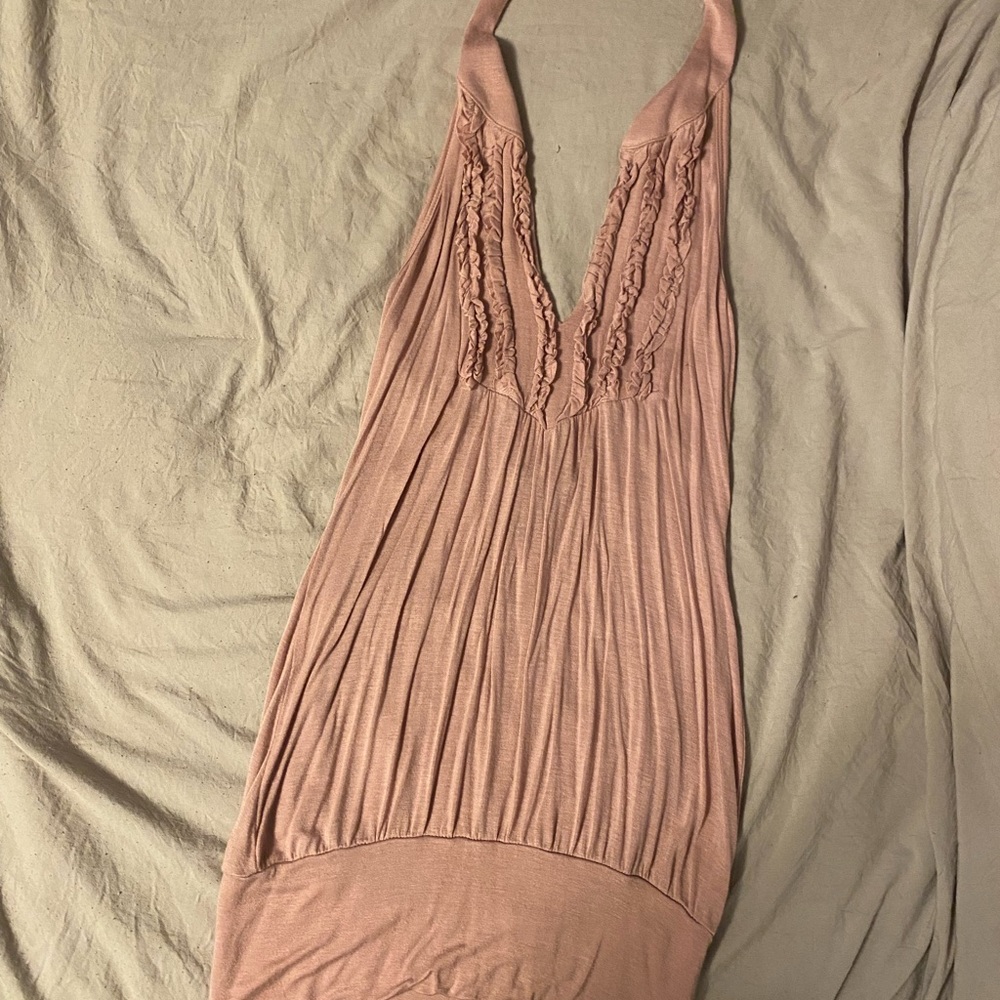 Cute pink halter top
